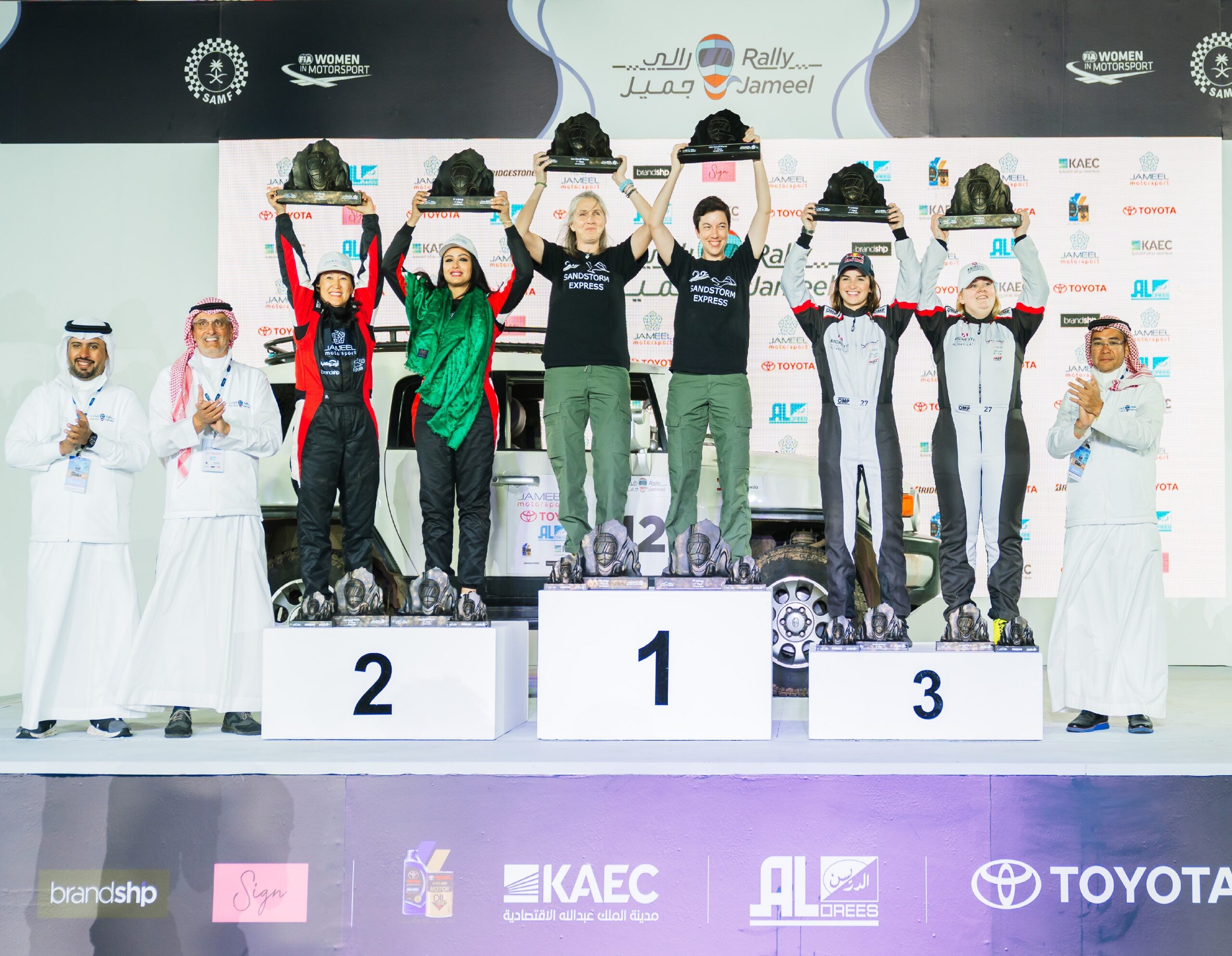 La piloto polaca se hace con el primer puesto de la 3.ª edición del Rally Jameel en el Día Internacional de la Mujer