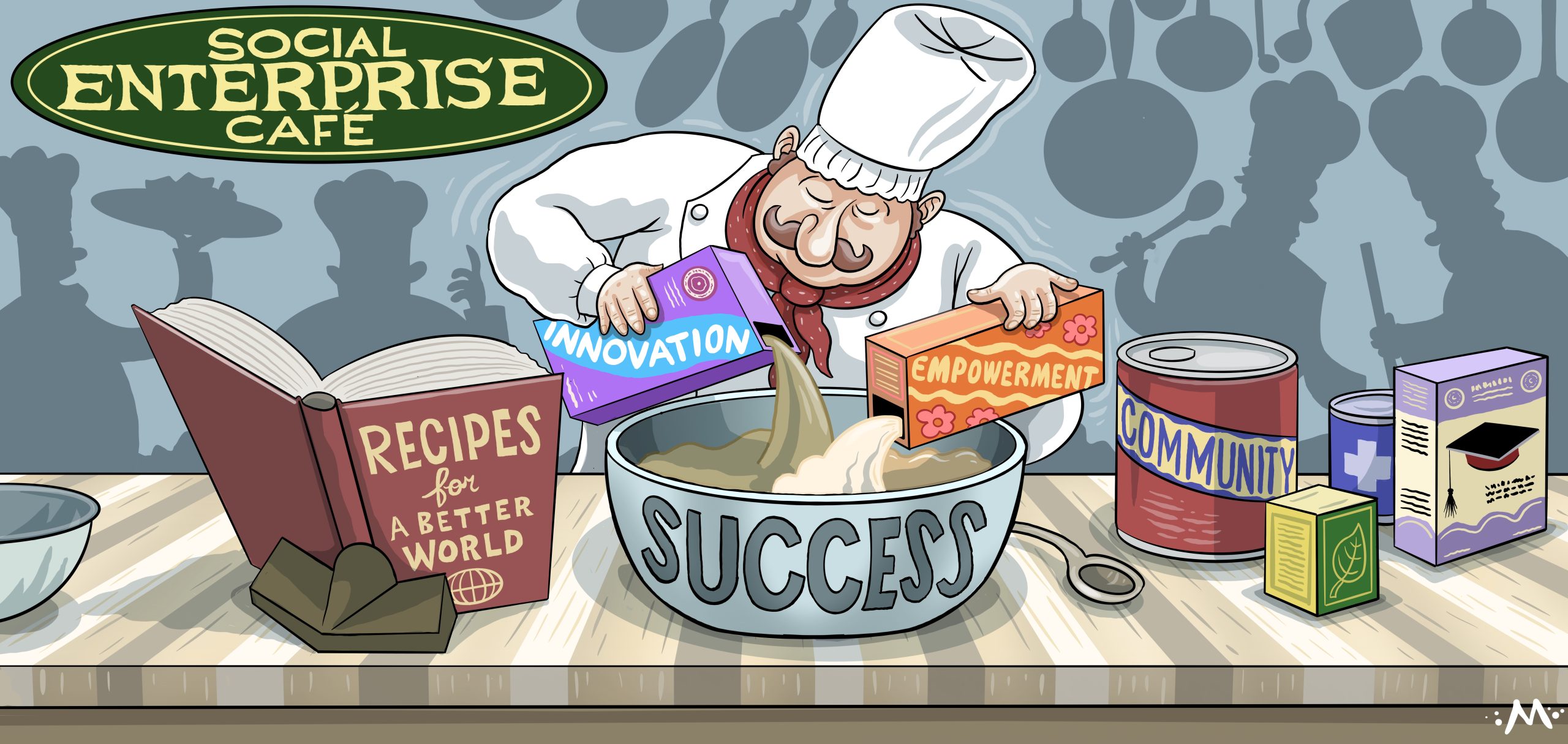 How can social enterprise contribute to a brighter future?